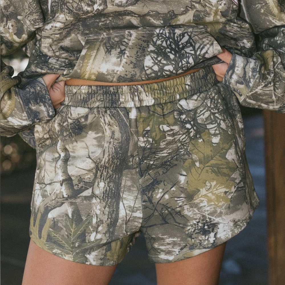 Shop Fancy Camo Collection - Fleece Lined Shorts!